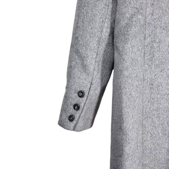 NWT Reformation Cumberland Wool Blend Double Breasted Coat in Grey - Picture 12 of 16